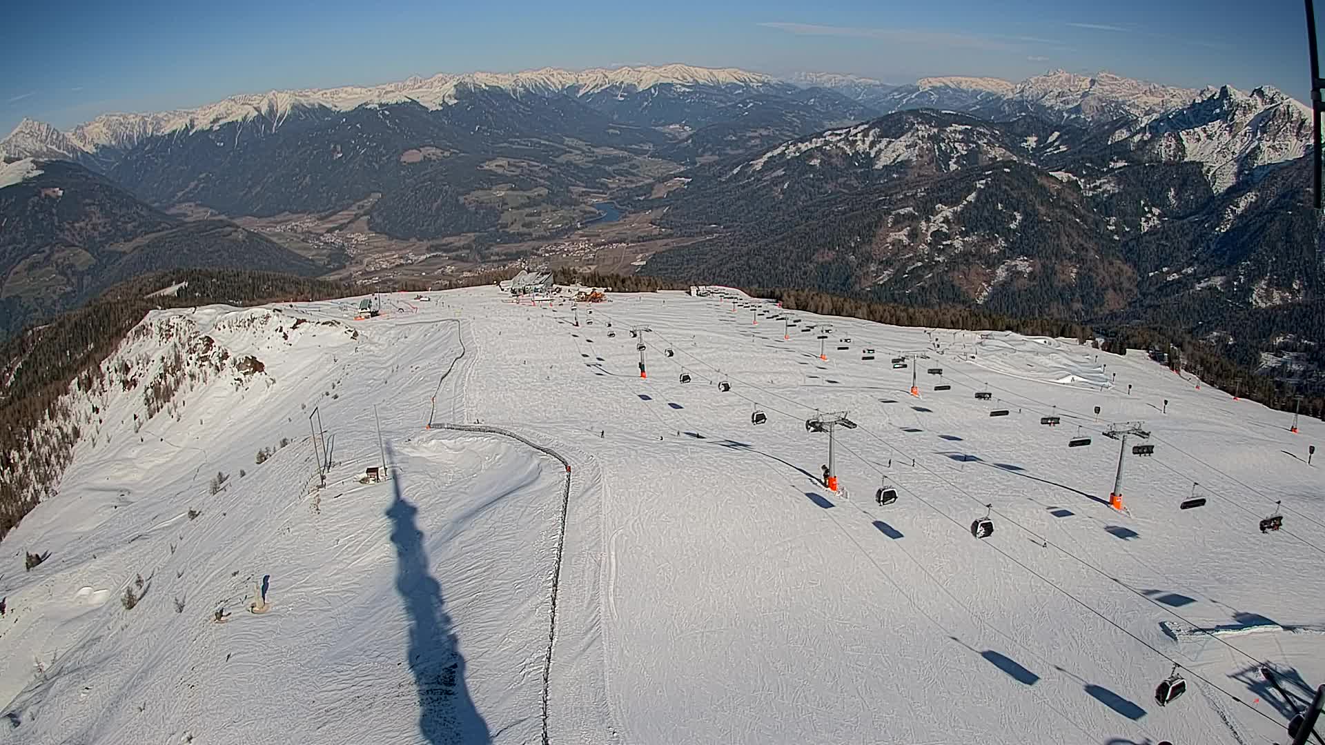 Sommet du Kronplatz | vue sur Valdaora – Olang