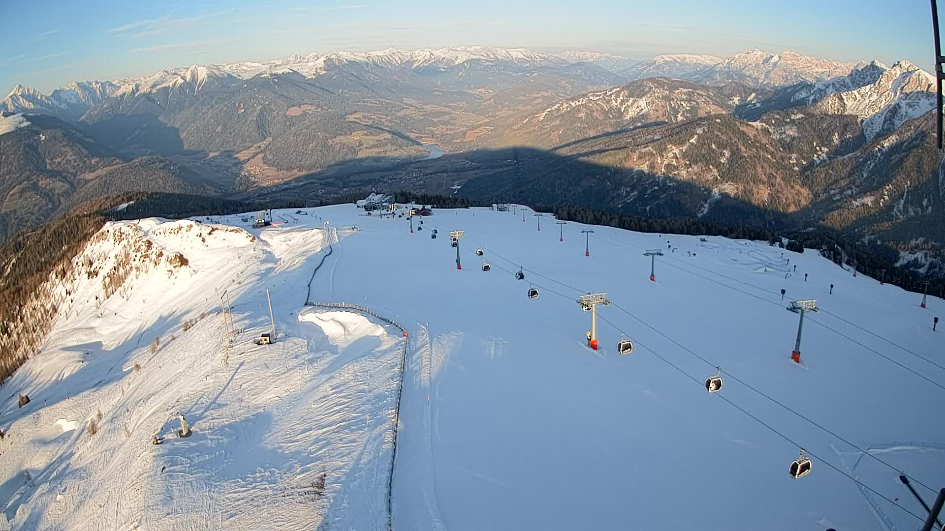 Kronplatz-Gipfel | Blick nach Olang – Valdaora