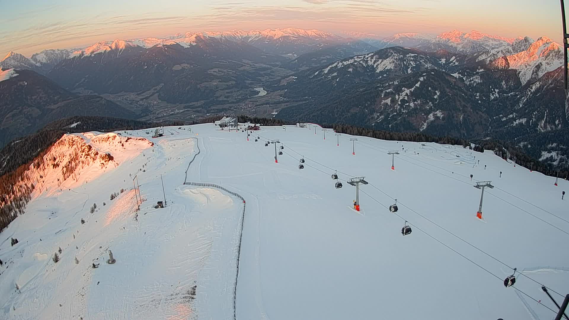 Kronplatz vrh | pogled na Valdaora – Olang