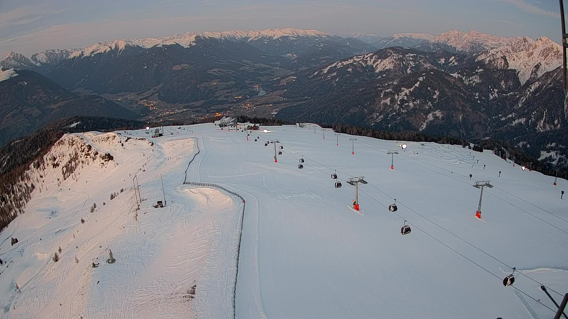 Sommet du Kronplatz | vue sur Valdaora – Olang