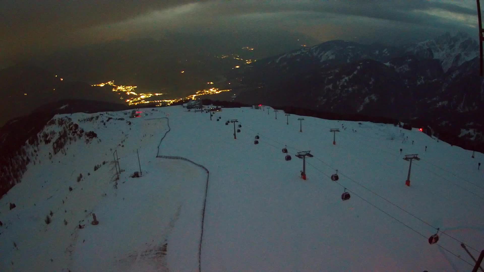 Kronplatz-Gipfel | Blick nach Olang – Valdaora
