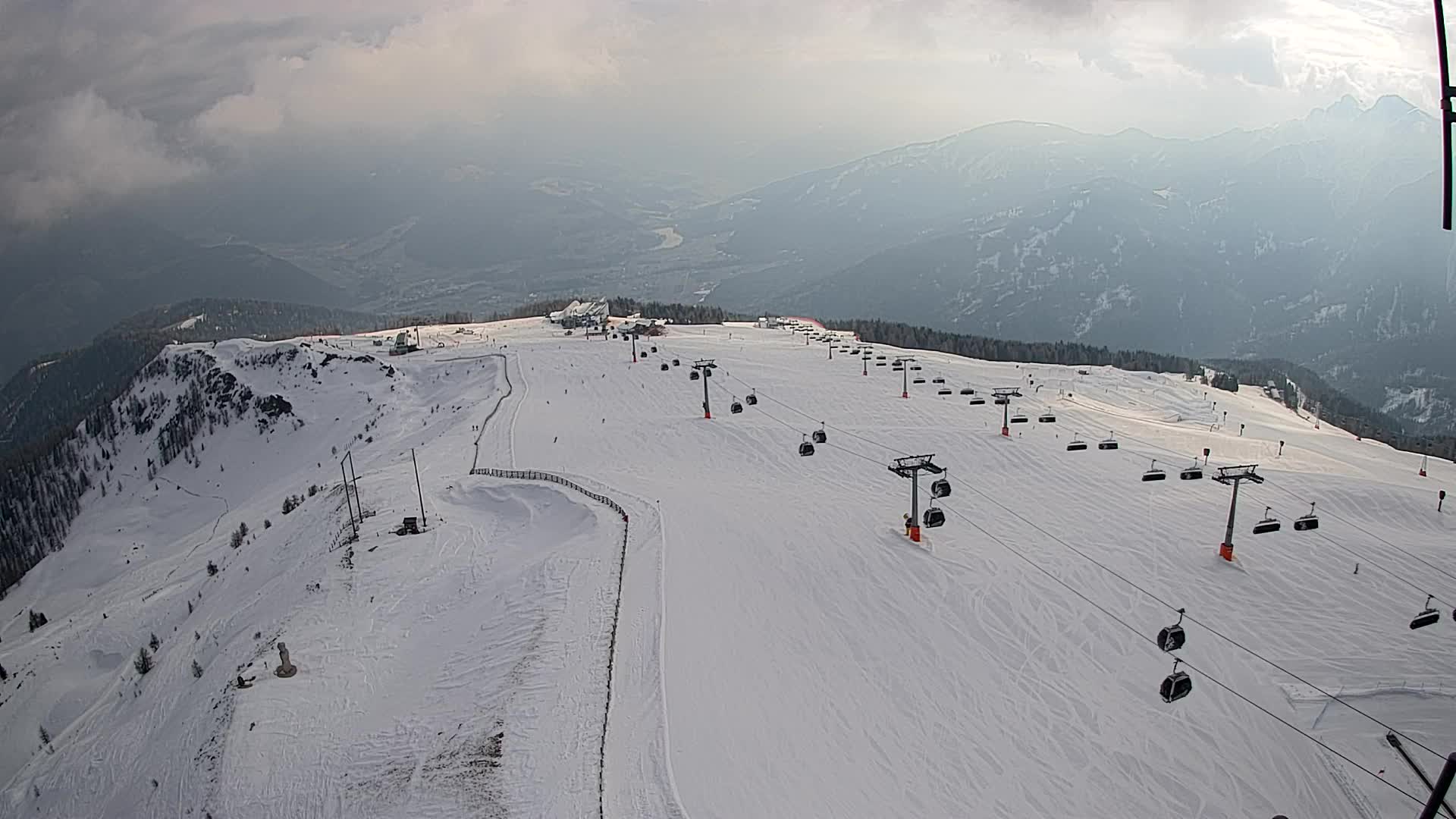 Kronplatz vrh | pogled na Valdaora – Olang