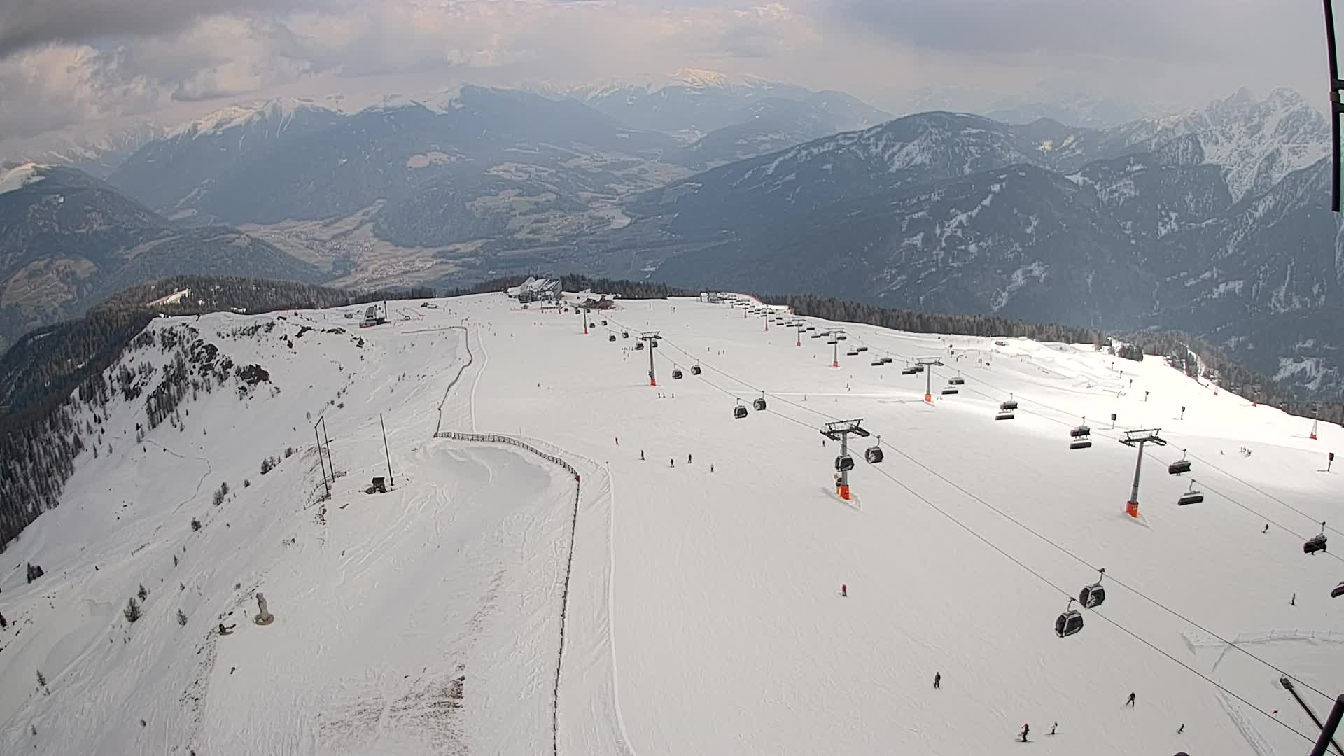 Sommet du Kronplatz | vue sur Valdaora – Olang