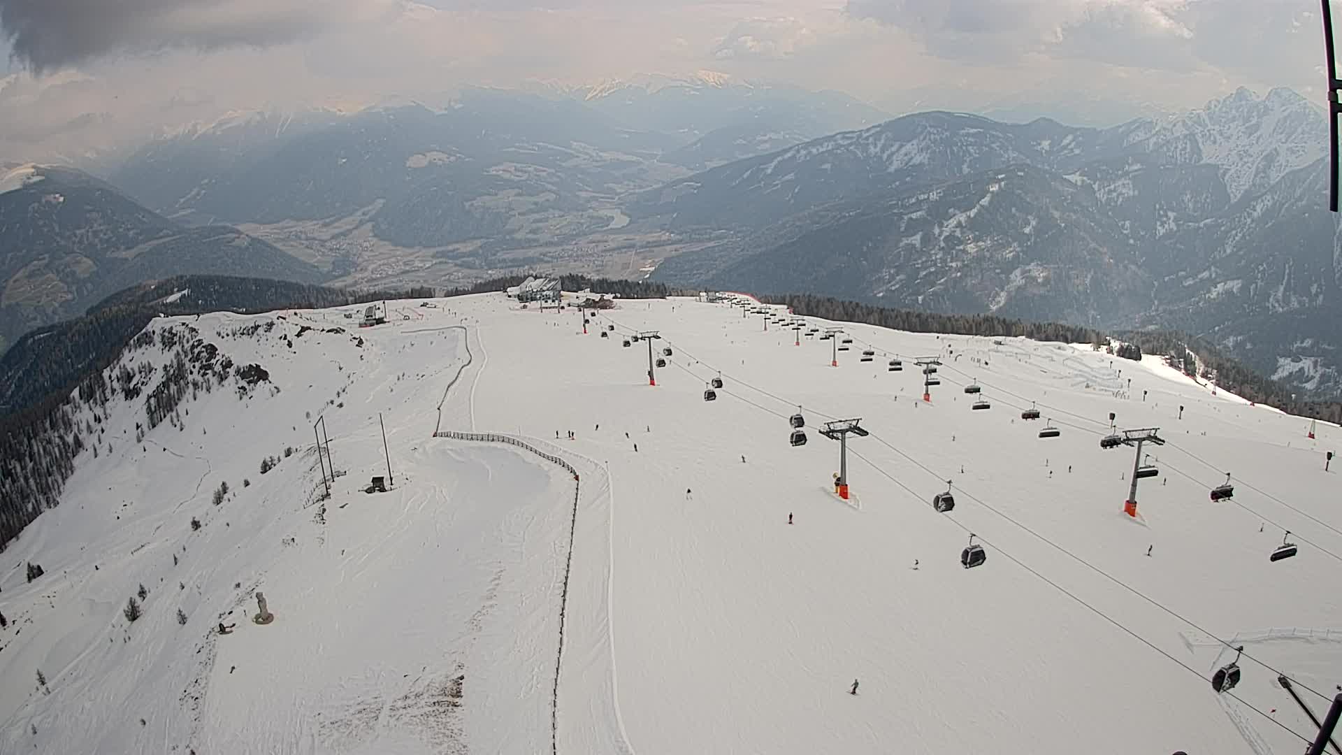 Sommet du Kronplatz | vue sur Valdaora – Olang