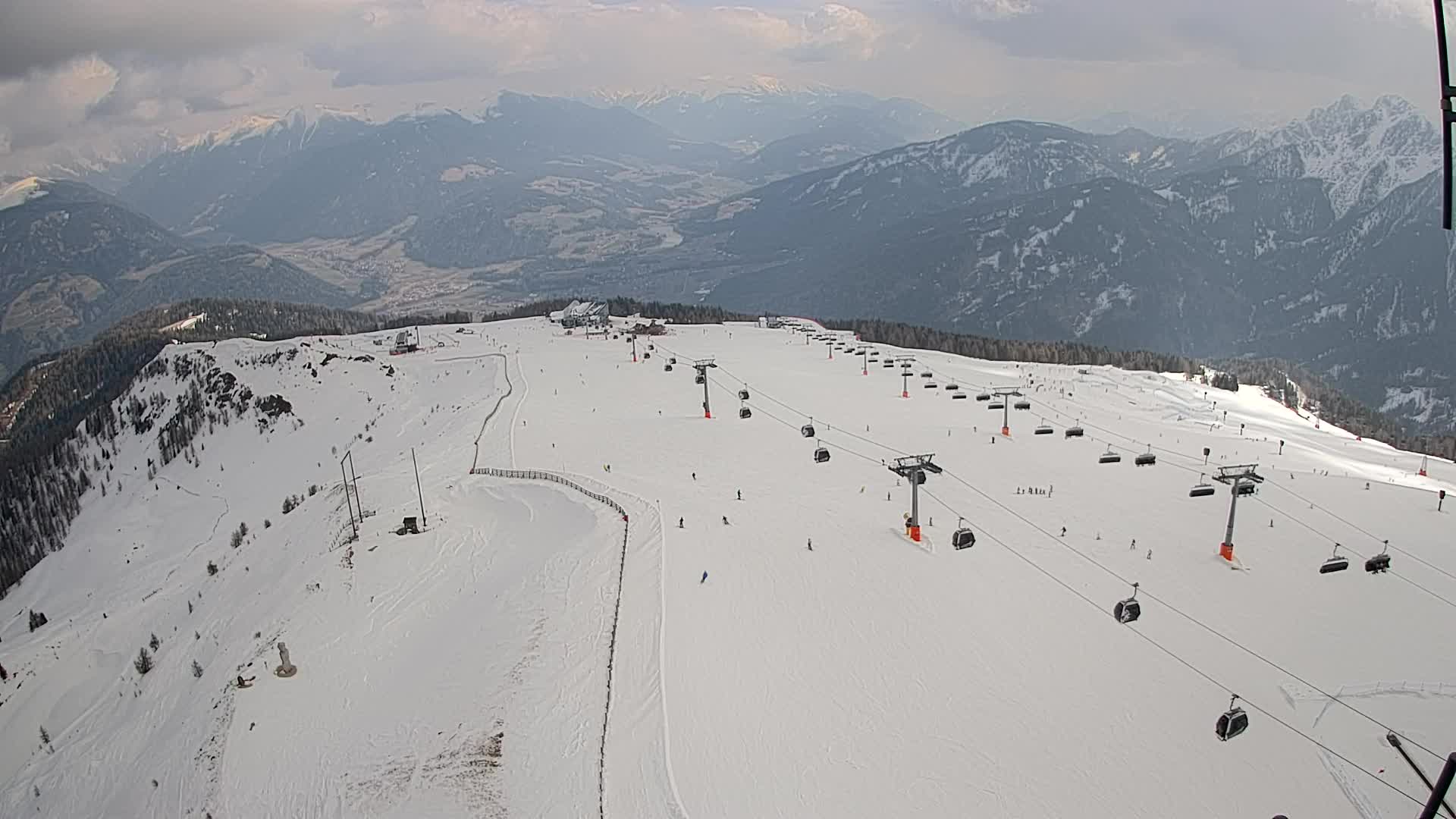 Sommet du Kronplatz | vue sur Valdaora – Olang