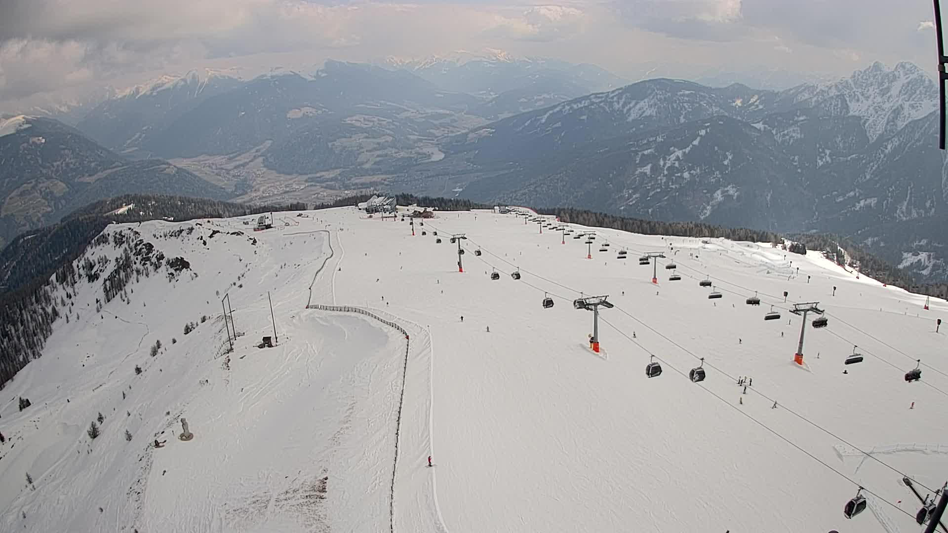 Sommet du Kronplatz | vue sur Valdaora – Olang
