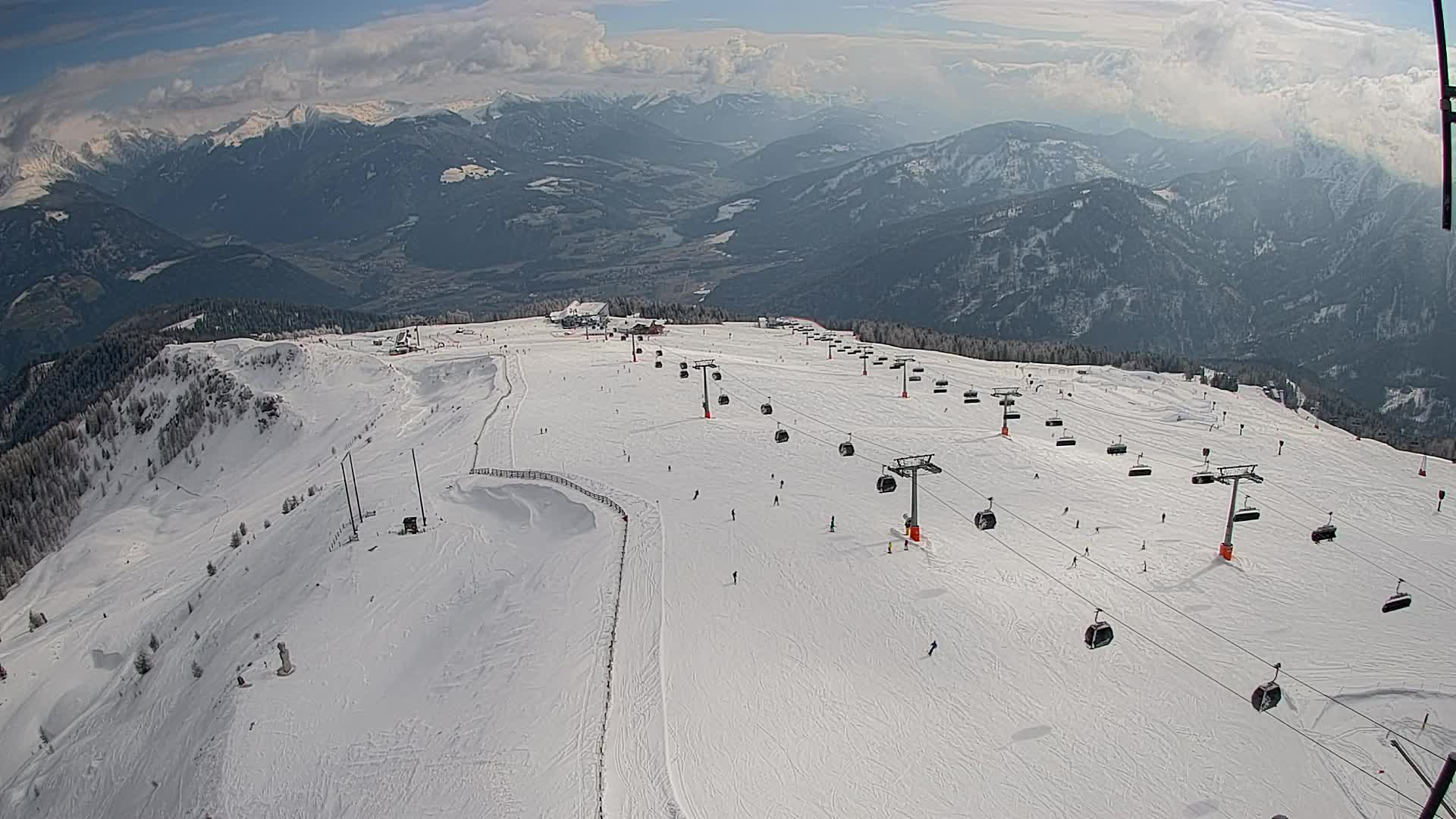 Kronplatz vrh | pogled na Valdaora – Olang