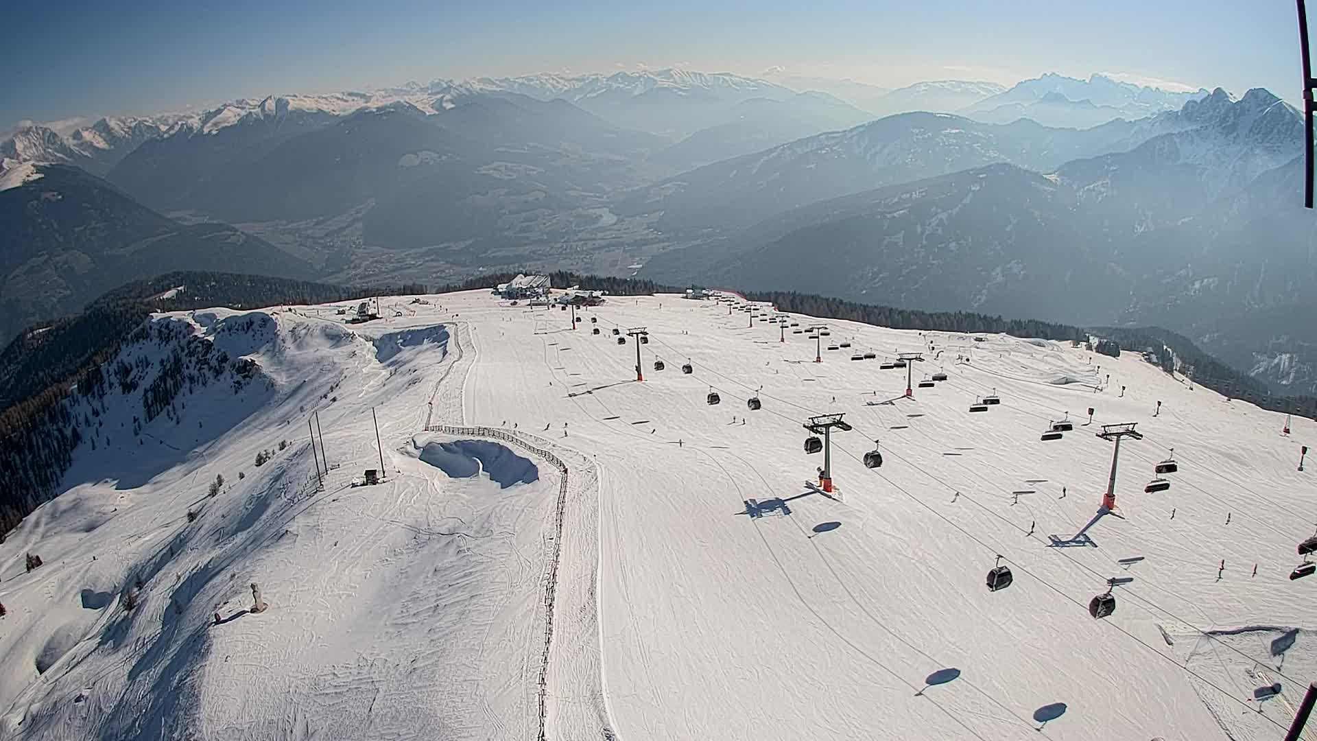 Sommet du Kronplatz | vue sur Valdaora – Olang