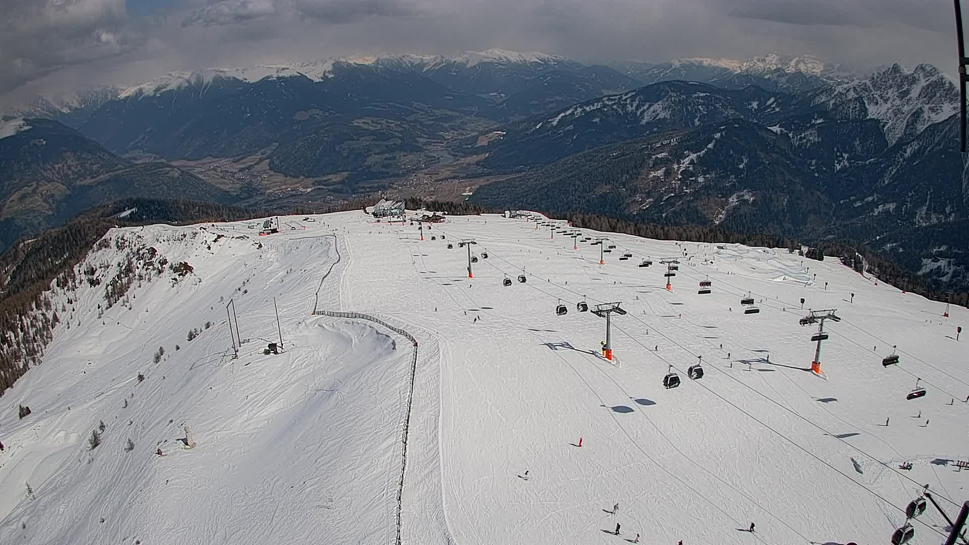 Sommet du Kronplatz | vue sur Valdaora – Olang