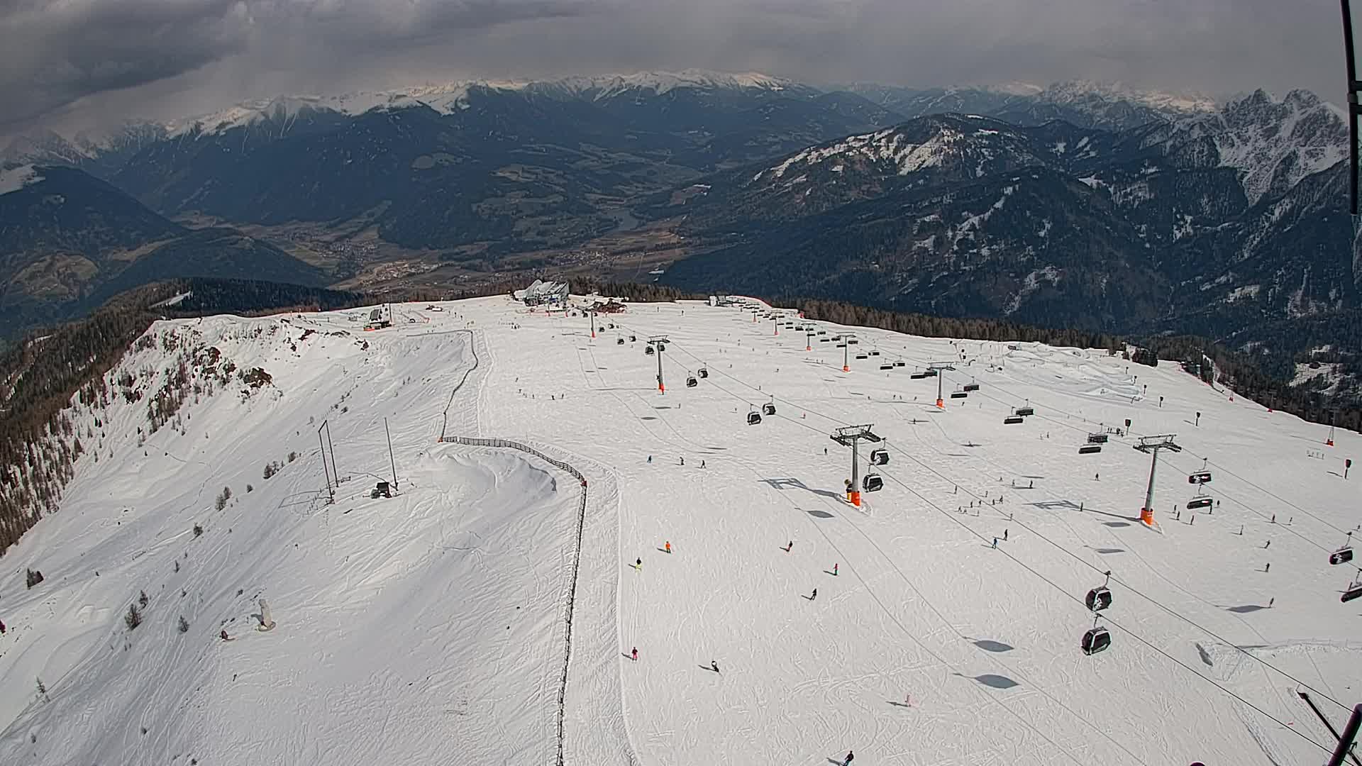 Sommet du Kronplatz | vue sur Valdaora – Olang