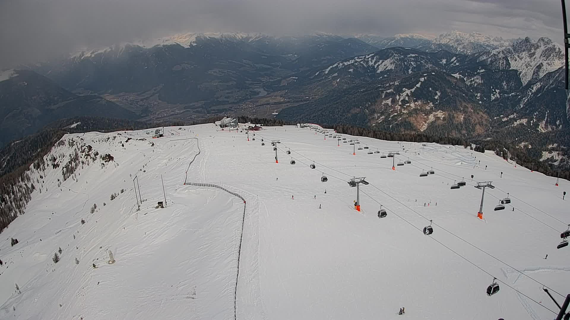 Sommet du Kronplatz | vue sur Valdaora – Olang