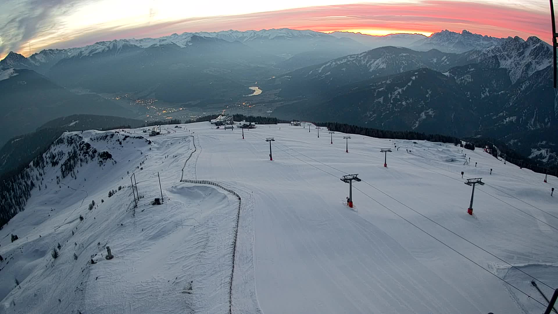 Sommet du Kronplatz | vue sur Valdaora – Olang