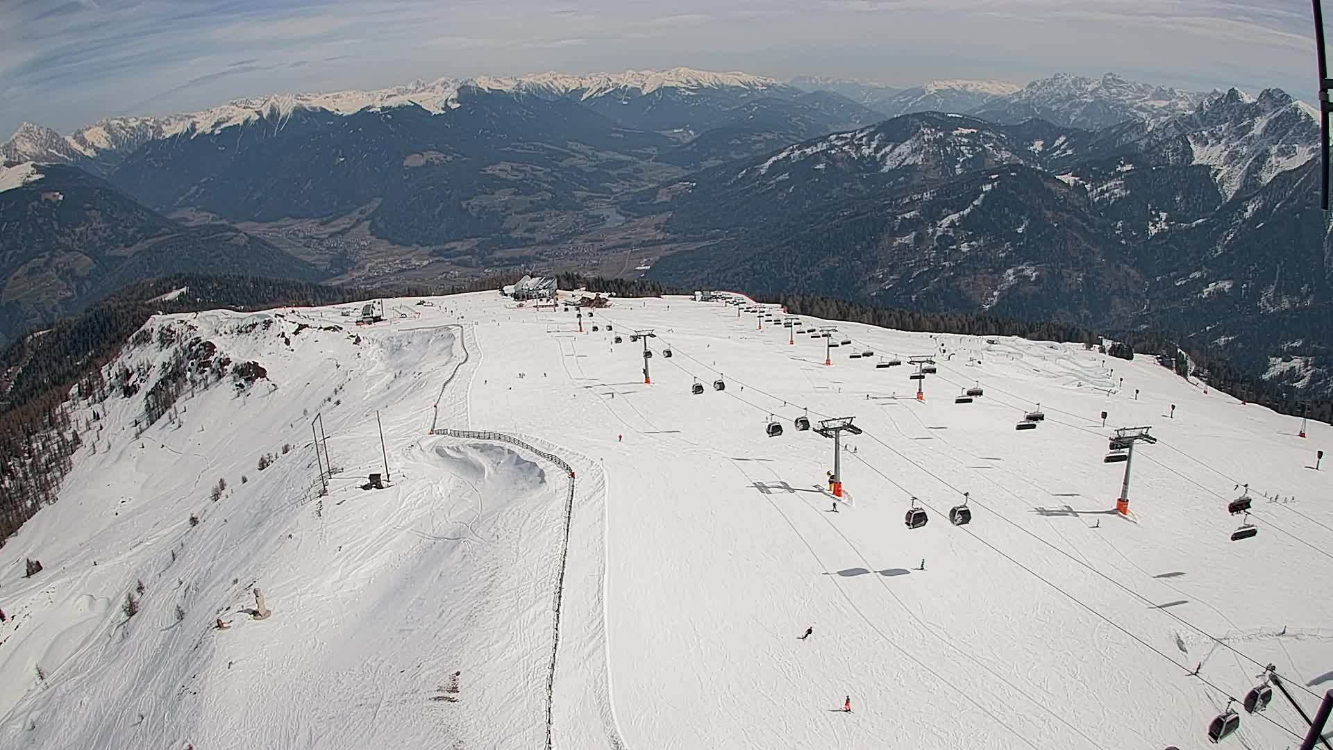 Sommet du Kronplatz | vue sur Valdaora – Olang