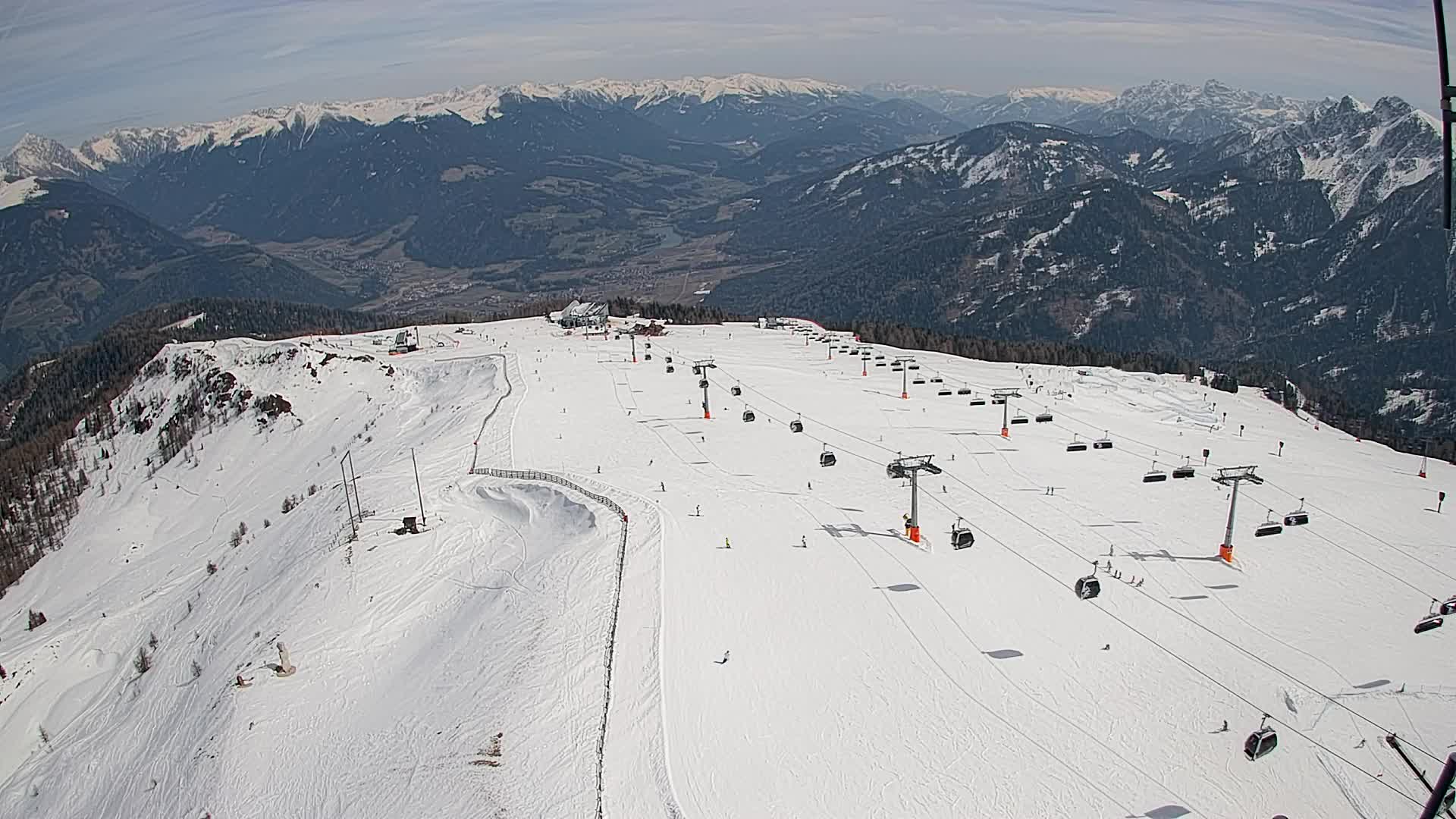 Sommet du Kronplatz | vue sur Valdaora – Olang