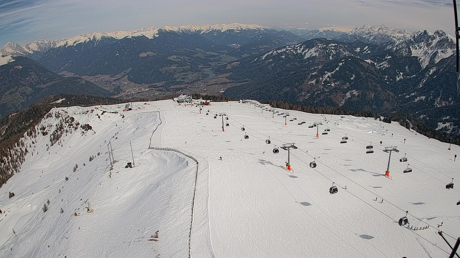 Kronplatz-Gipfel | Blick nach Olang – Valdaora