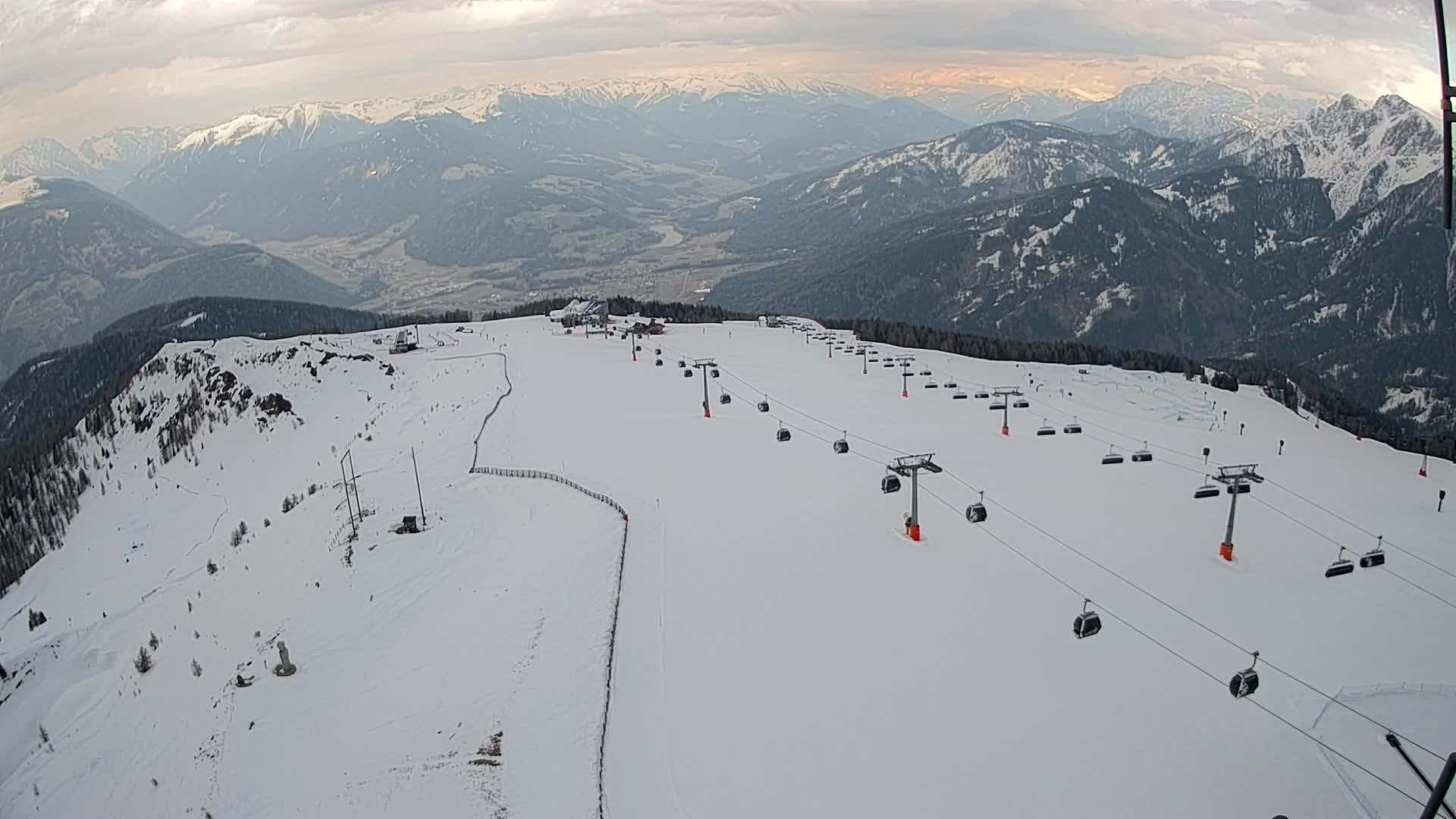 Sommet du Kronplatz | vue sur Valdaora – Olang