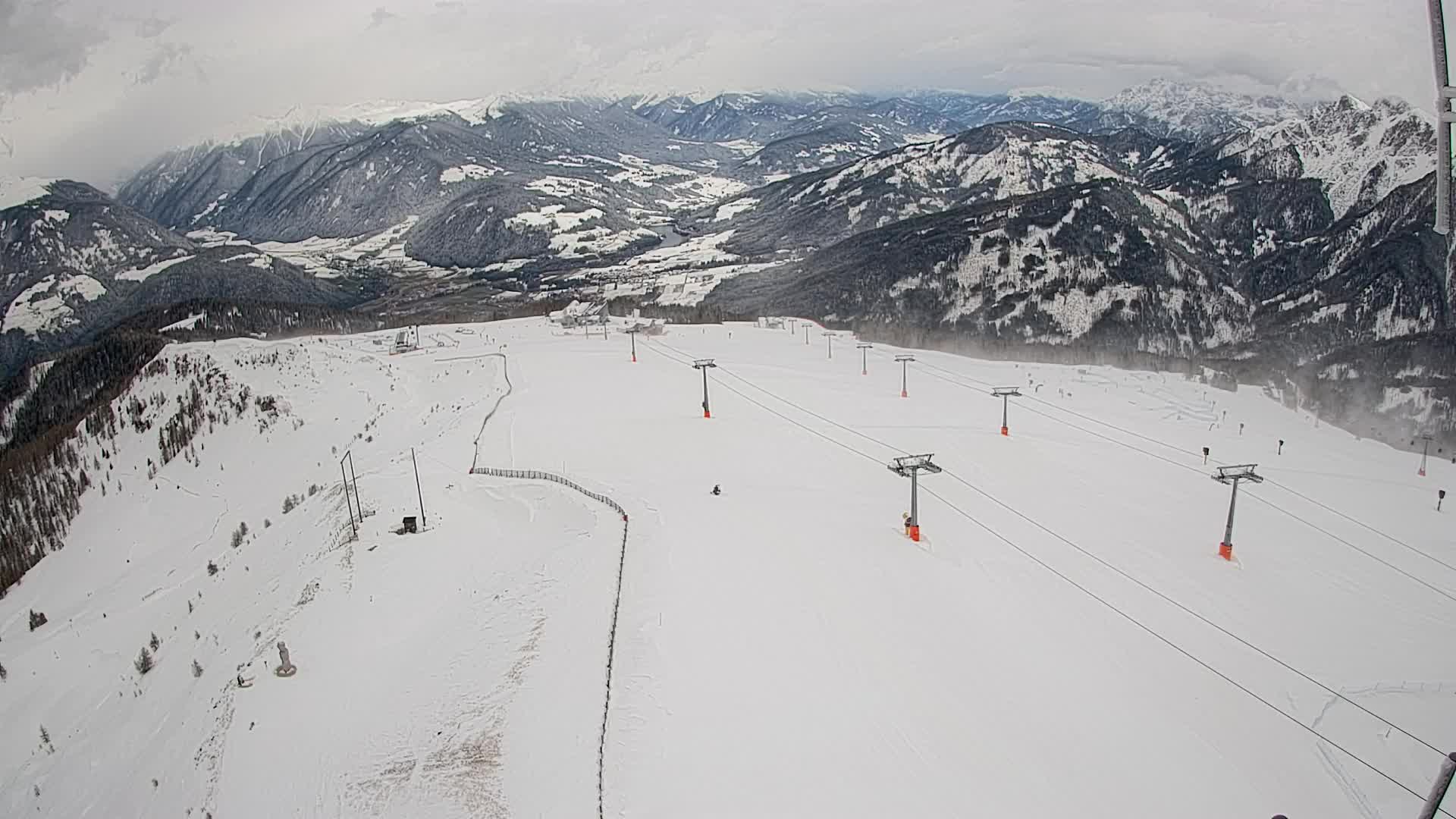 Kronplatz-Gipfel | Blick nach Olang – Valdaora
