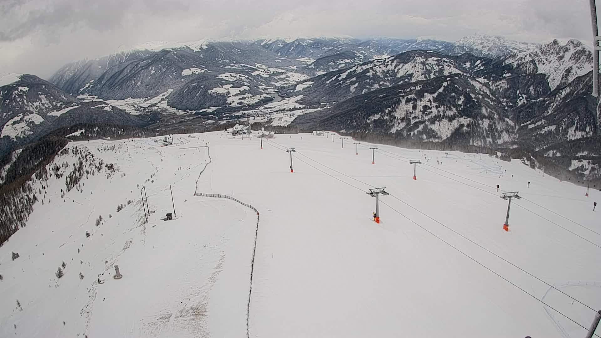 Kronplatz-Gipfel | Blick nach Olang – Valdaora