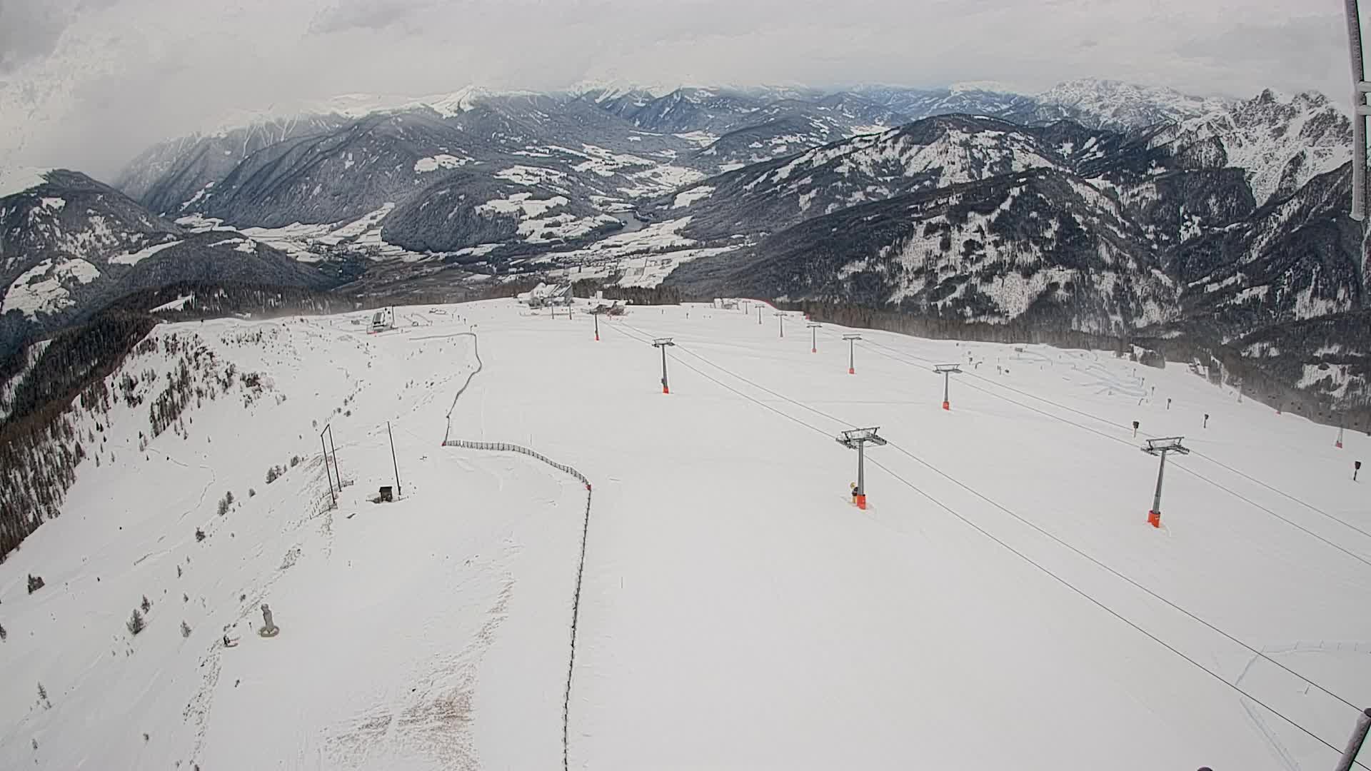 Kronplatz-Gipfel | Blick nach Olang – Valdaora