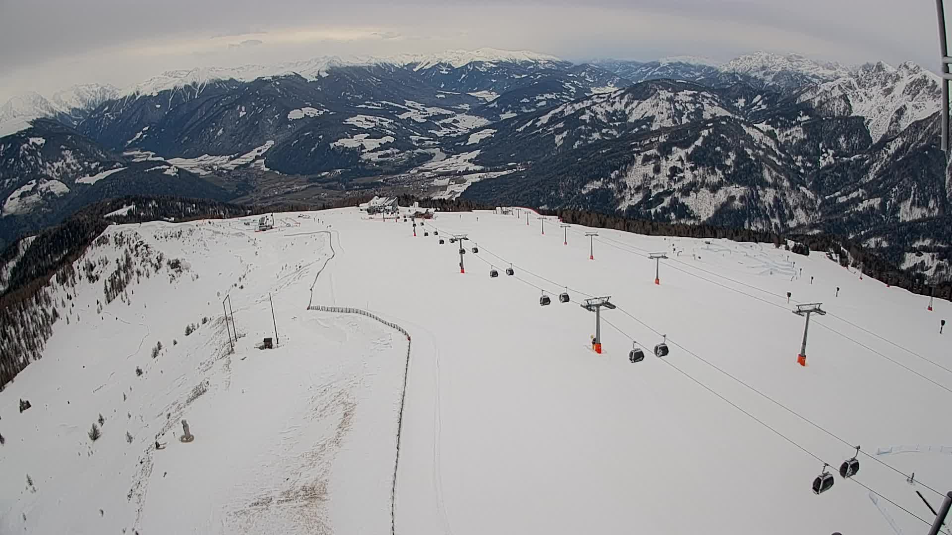 Kronplatz-Gipfel | Blick nach Olang – Valdaora