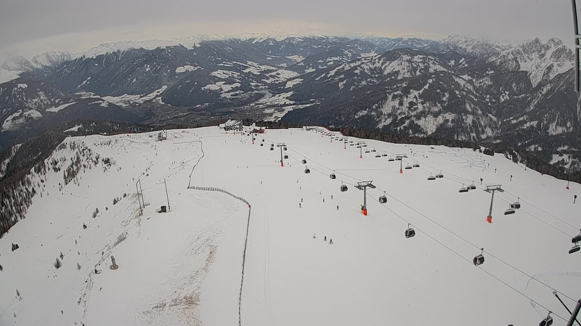 Kronplatz-Gipfel | Blick nach Olang – Valdaora