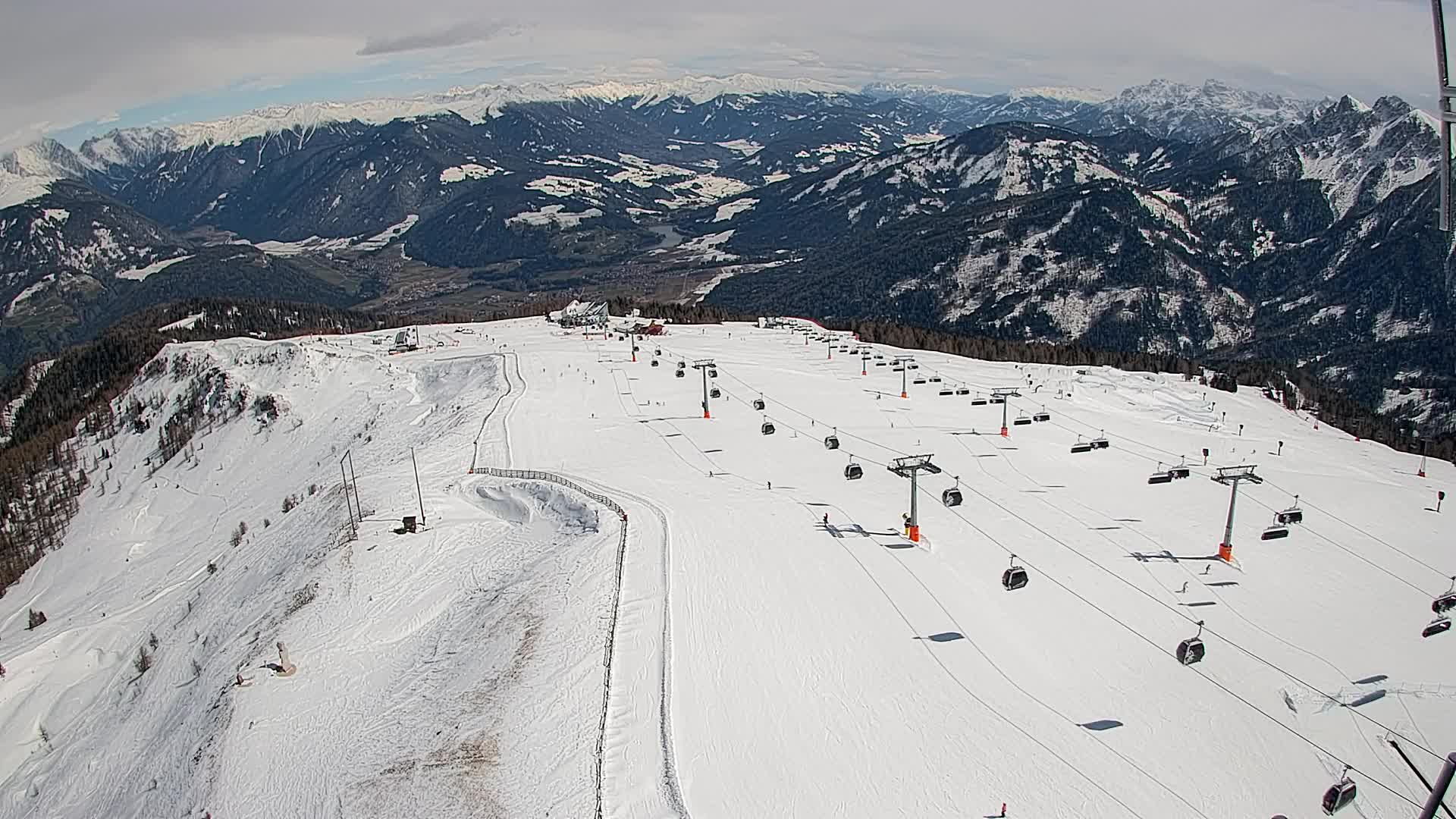 Sommet du Kronplatz | vue sur Valdaora – Olang