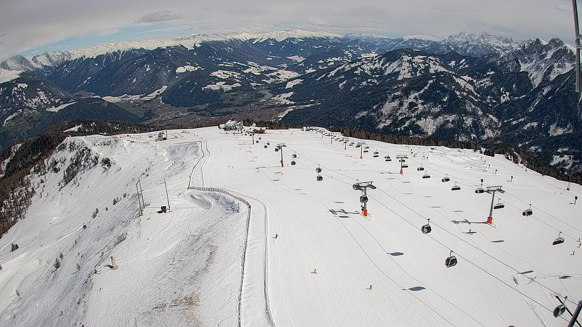 Sommet du Kronplatz | vue sur Valdaora – Olang