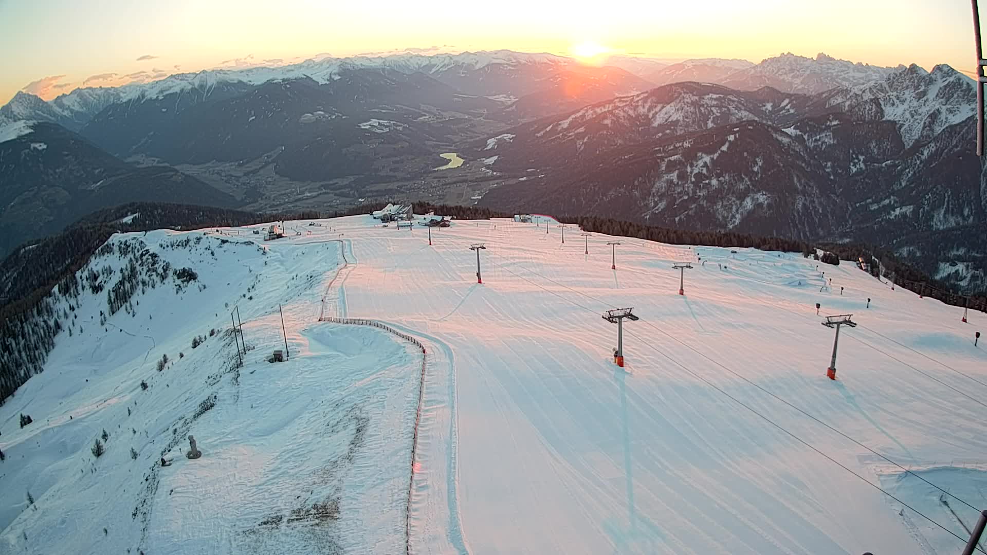 Kronplatz vrh | pogled na Valdaora – Olang