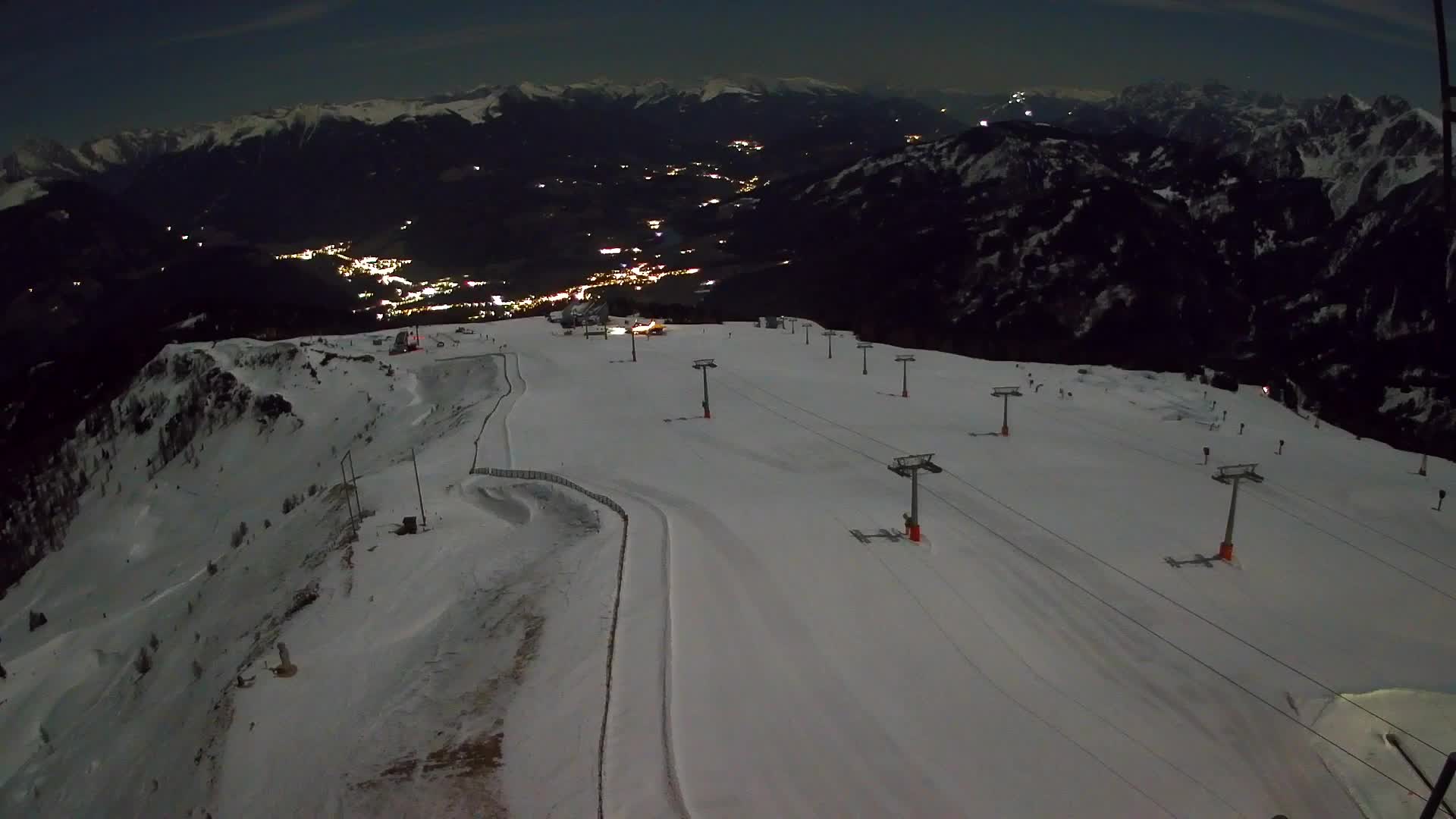 Kronplatz-Gipfel | Blick nach Olang – Valdaora