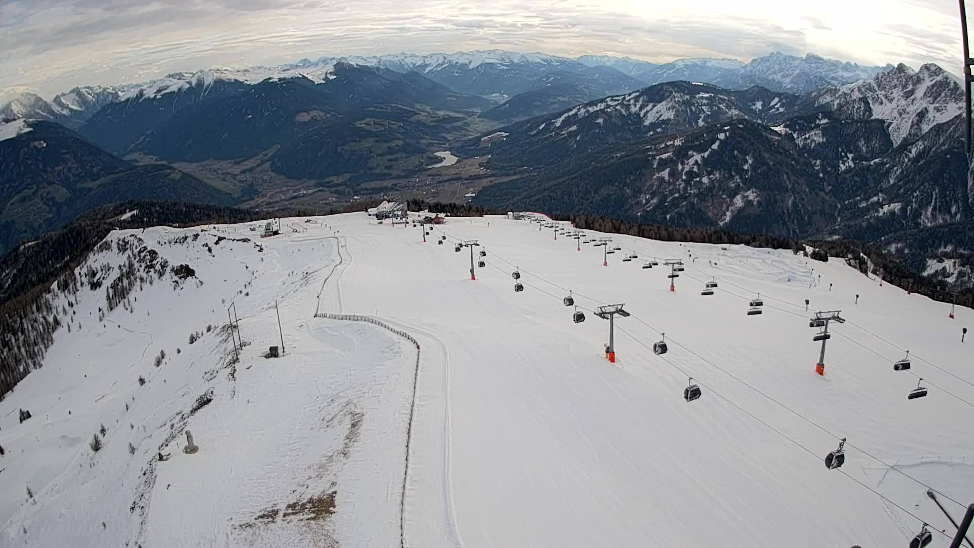 Kronplatz vrh | pogled na Valdaora – Olang