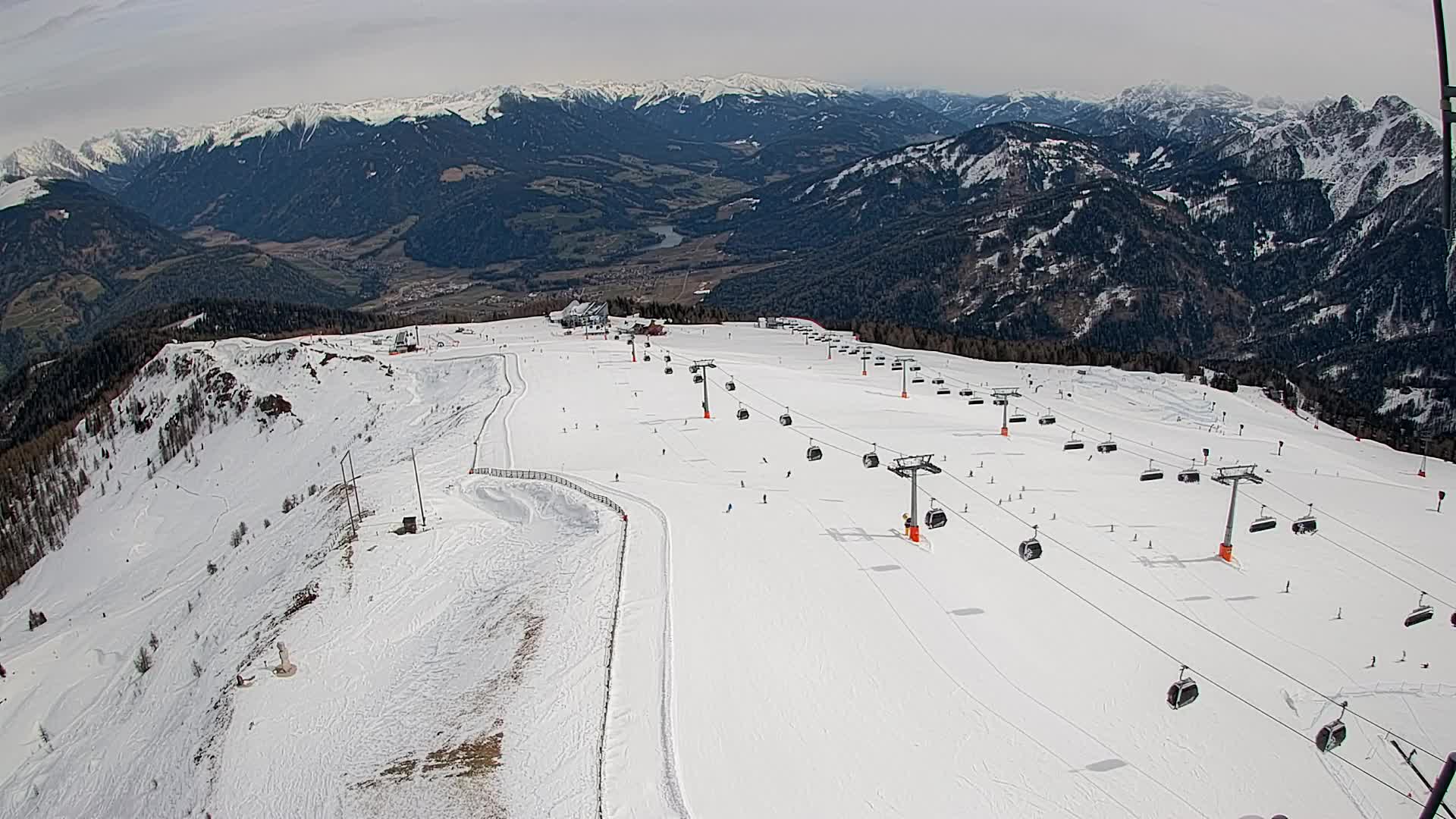 Kronplatz vrh | pogled na Valdaora – Olang