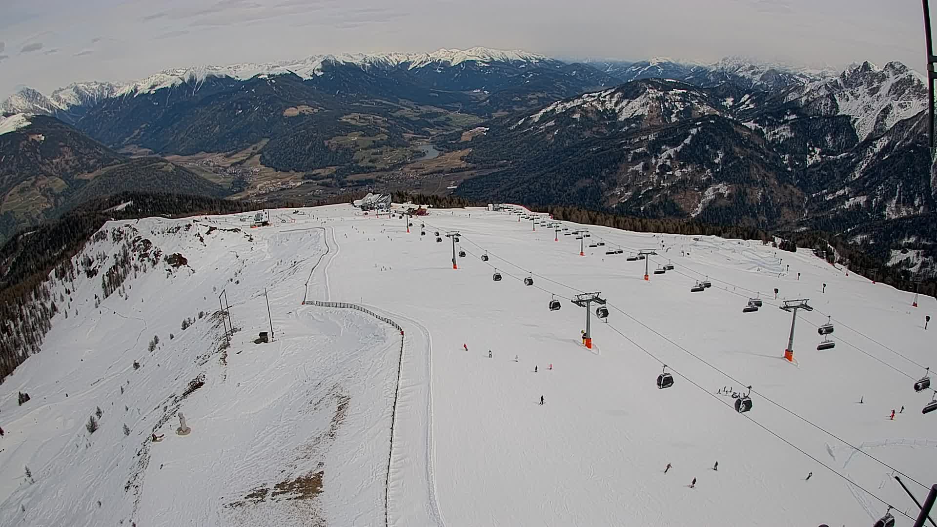 Kronplatz vrh | pogled na Valdaora – Olang