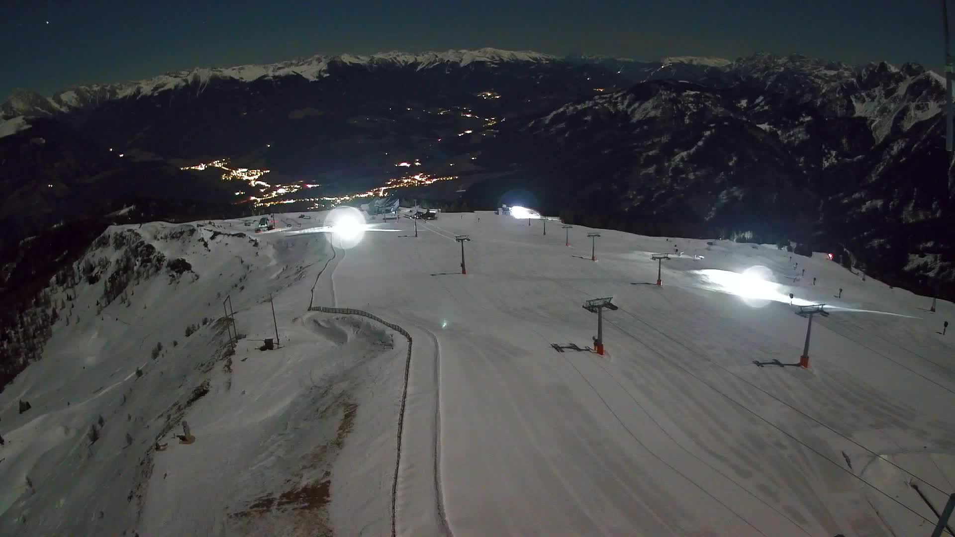 Kronplatz-Gipfel | Blick nach Olang – Valdaora