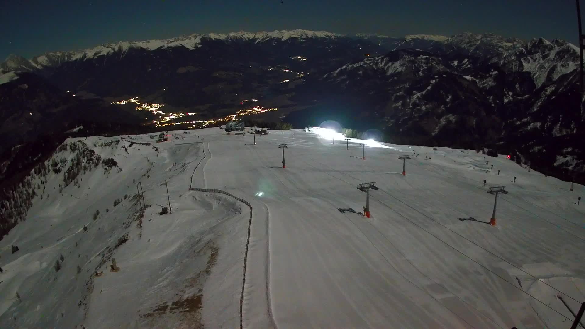 Kronplatz-Gipfel | Blick nach Olang – Valdaora