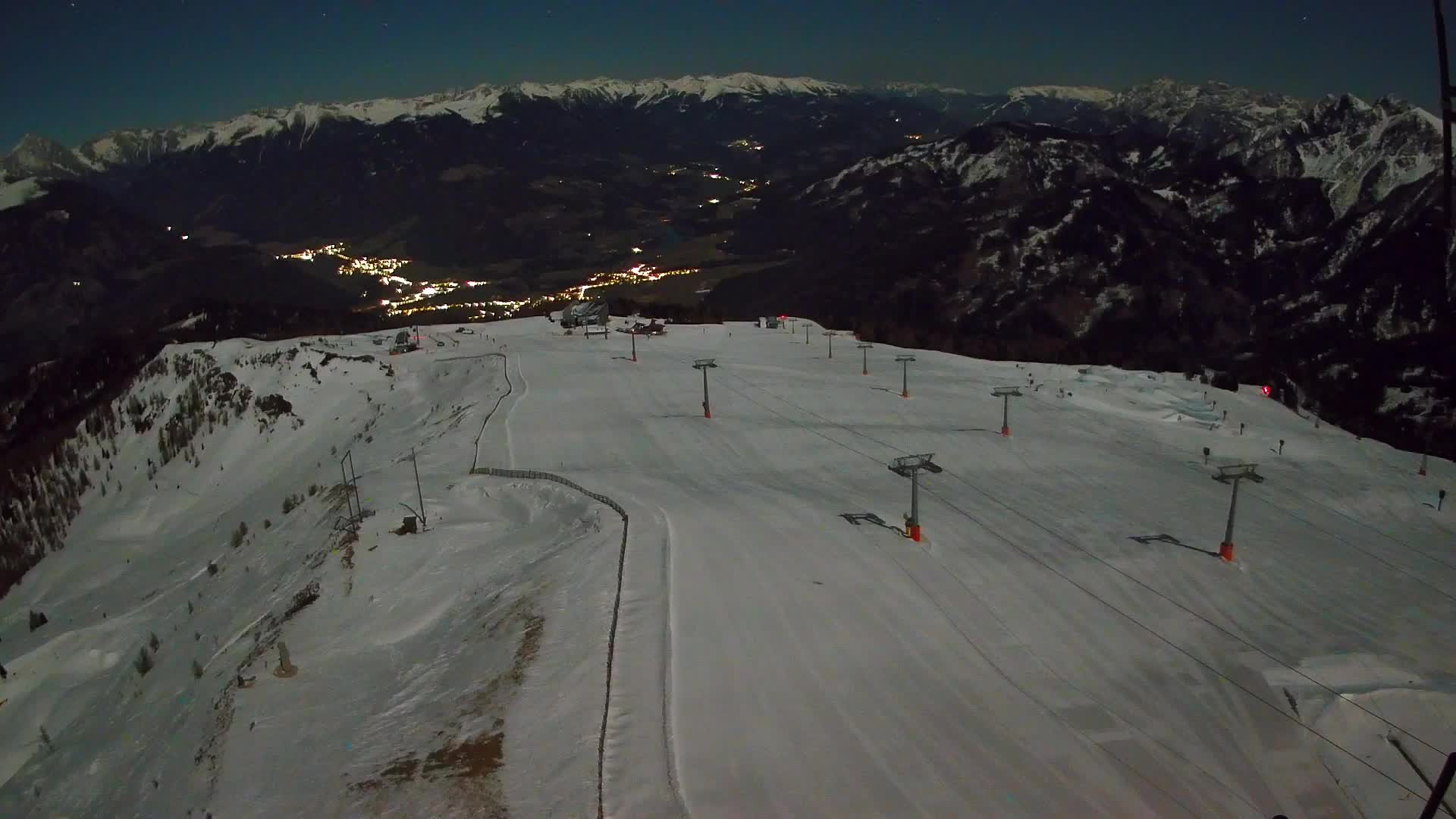 Kronplatz-Gipfel | Blick nach Olang – Valdaora
