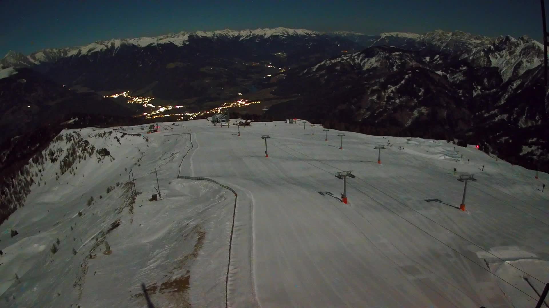 Kronplatz-Gipfel | Blick nach Olang – Valdaora