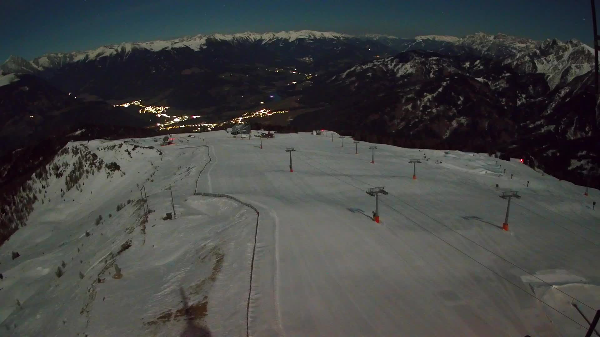 Kronplatz-Gipfel | Blick nach Olang – Valdaora