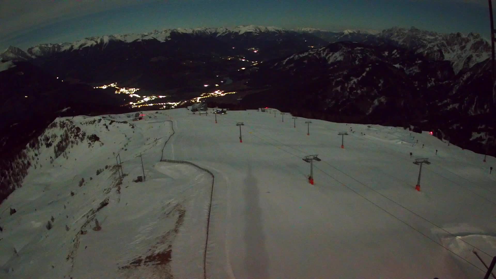 Kronplatz-Gipfel | Blick nach Olang – Valdaora