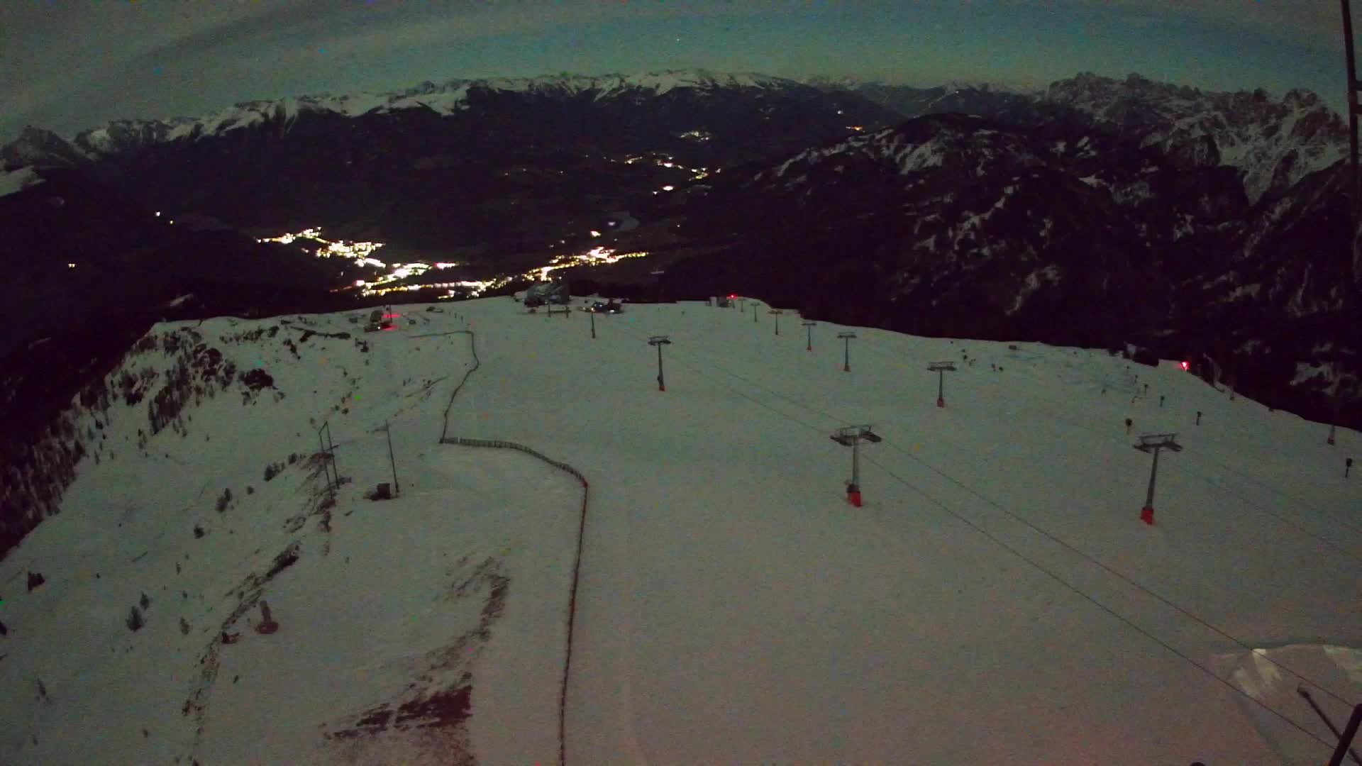 Kronplatz-Gipfel | Blick nach Olang – Valdaora