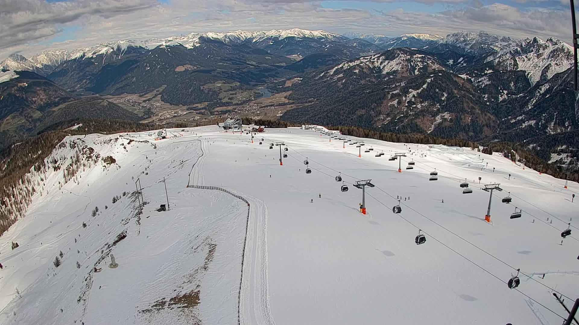 Sommet du Kronplatz | vue sur Valdaora – Olang