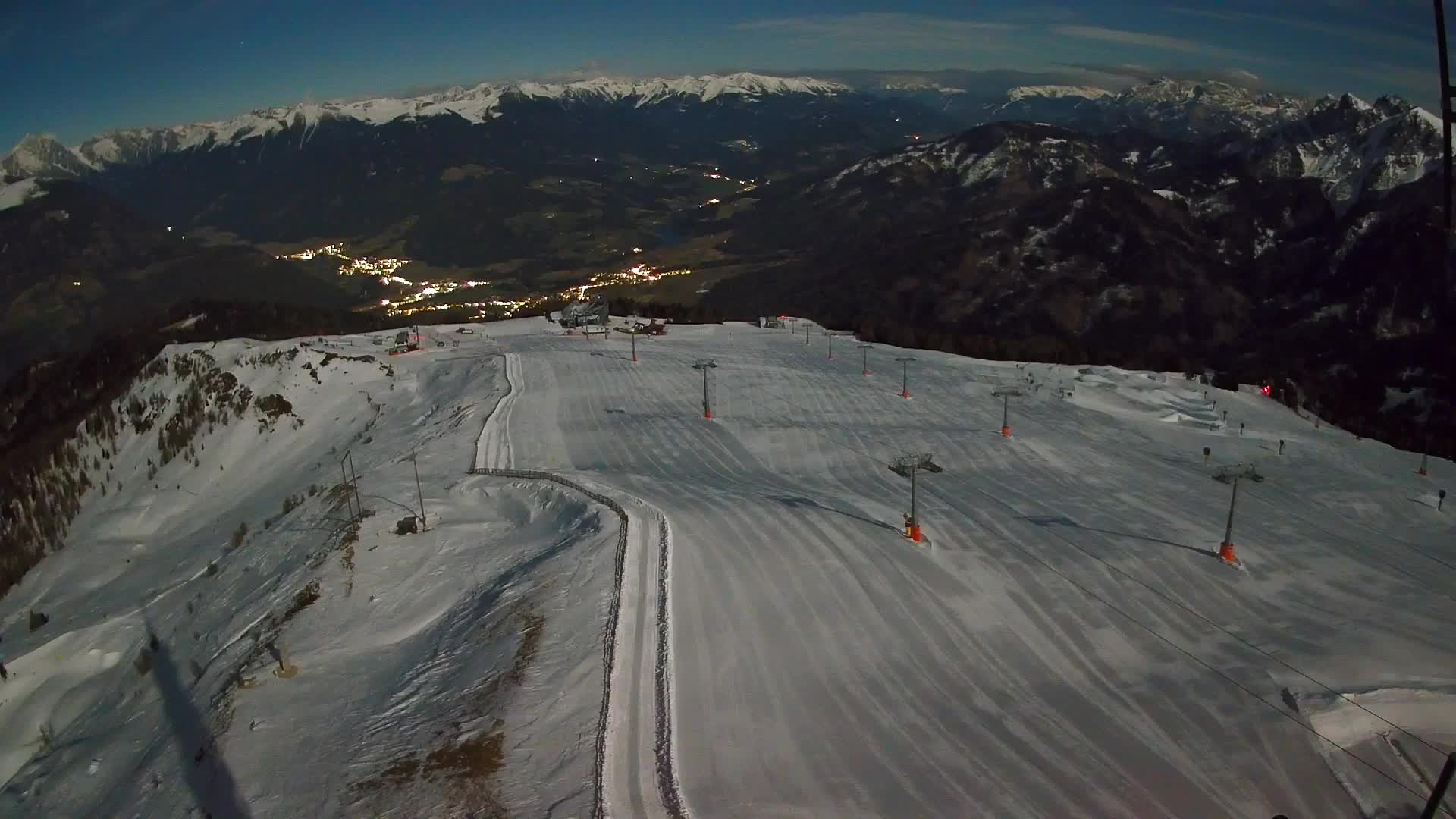 Kronplatz-Gipfel | Blick nach Olang – Valdaora