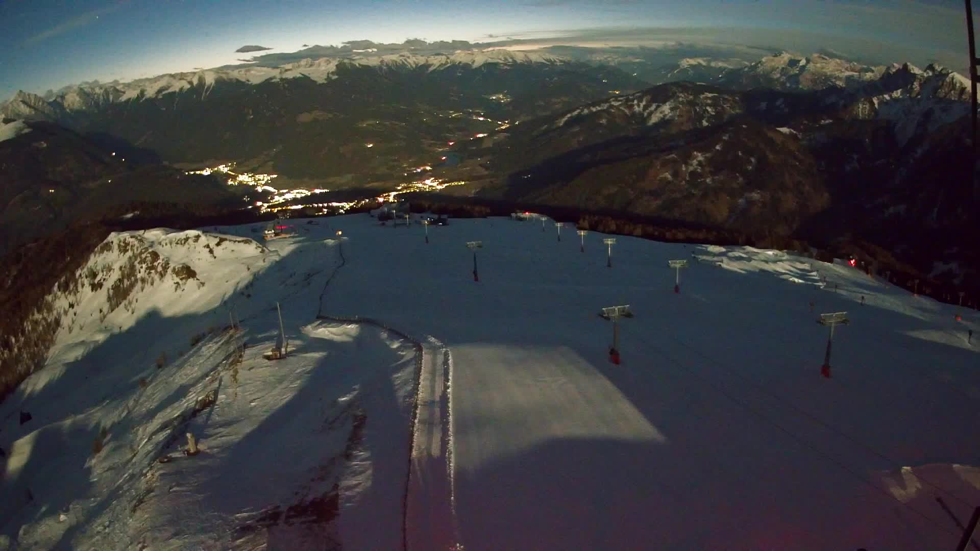 Kronplatz-Gipfel | Blick nach Olang – Valdaora