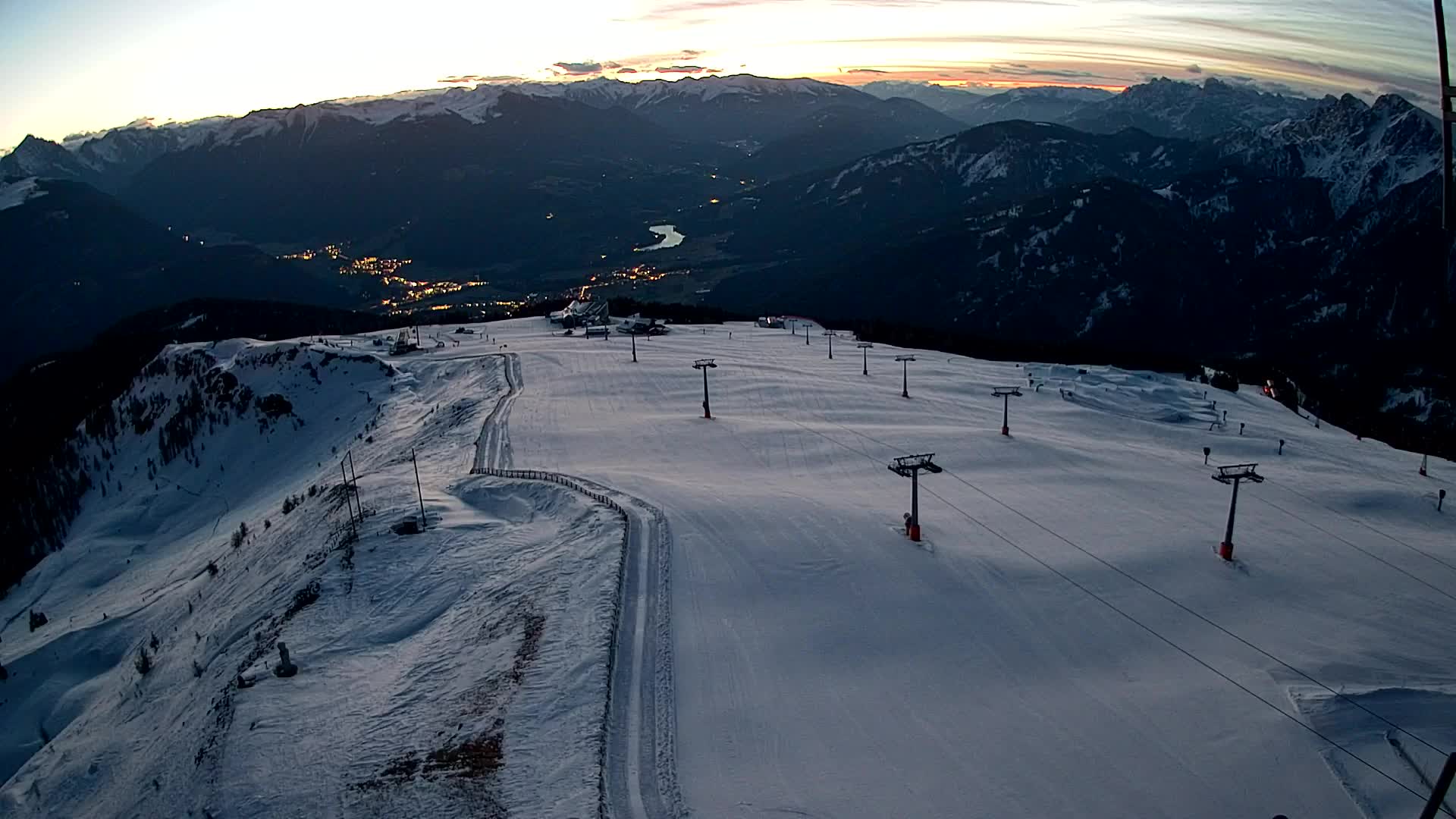 Kronplatz vrh | pogled na Valdaora – Olang