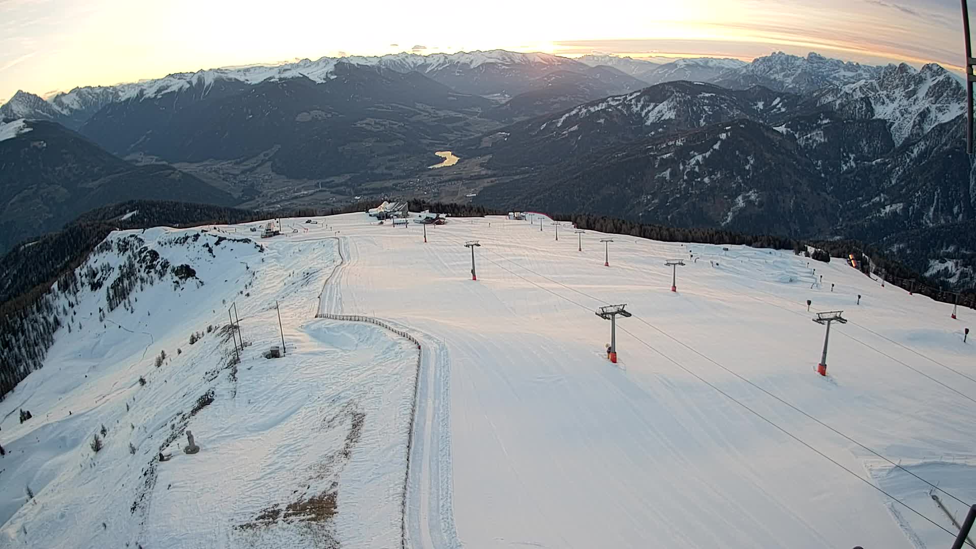 Kronplatz-Gipfel | Blick nach Olang – Valdaora