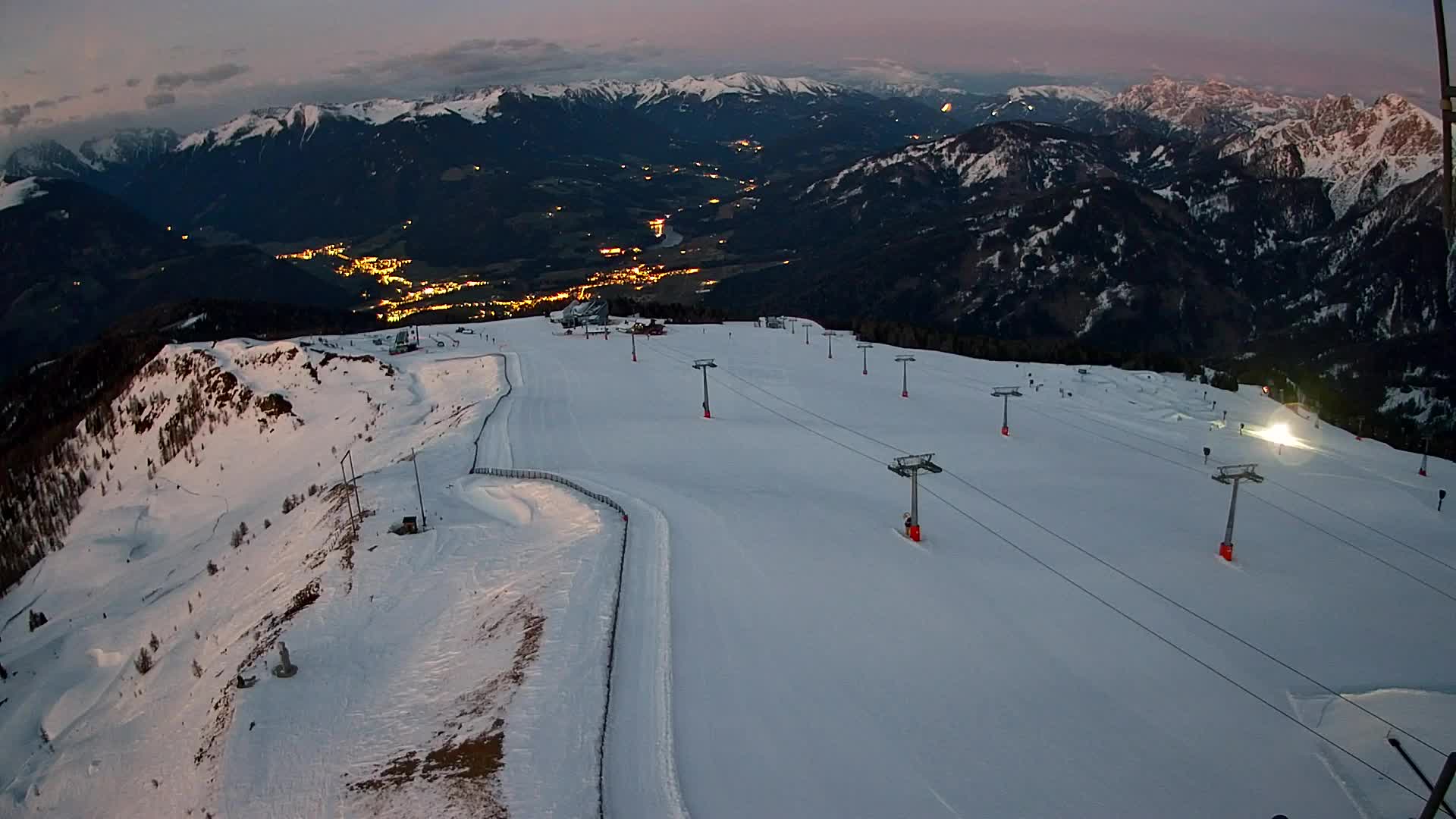 Sommet du Kronplatz | vue sur Valdaora – Olang