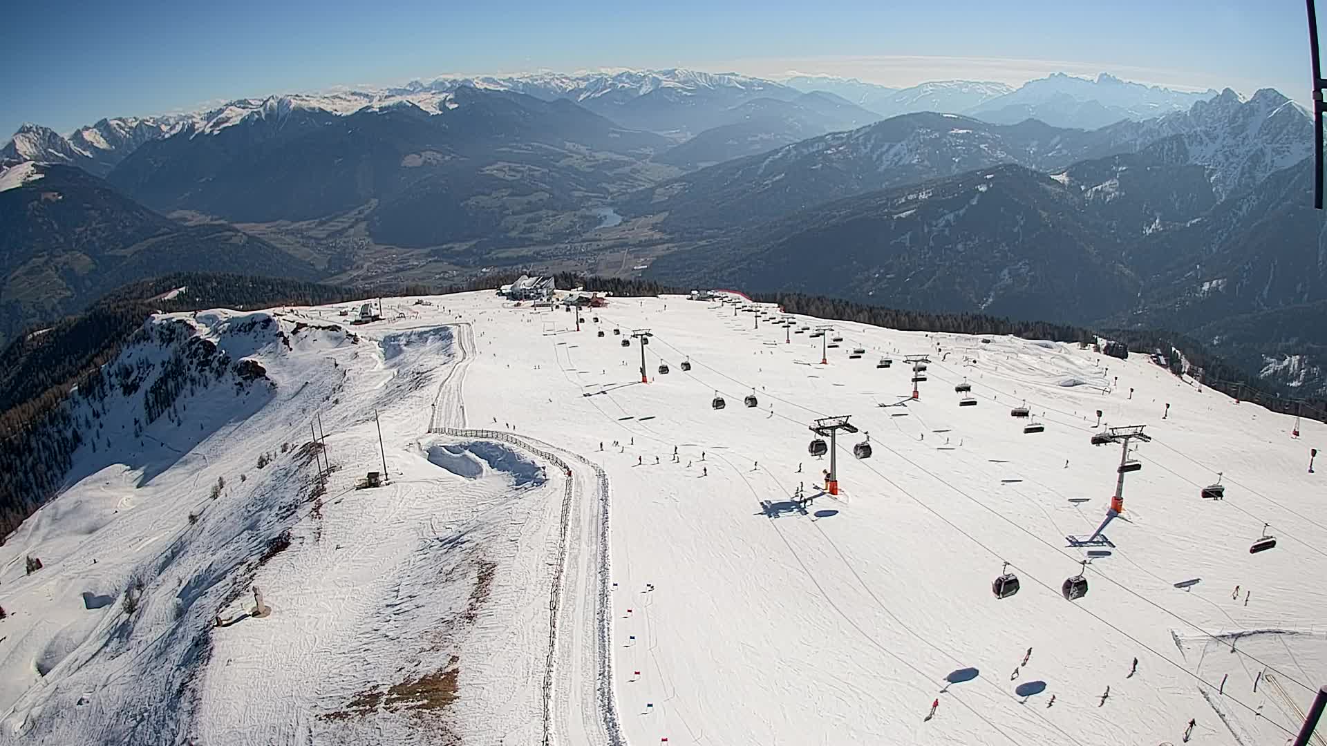 Sommet du Kronplatz | vue sur Valdaora – Olang