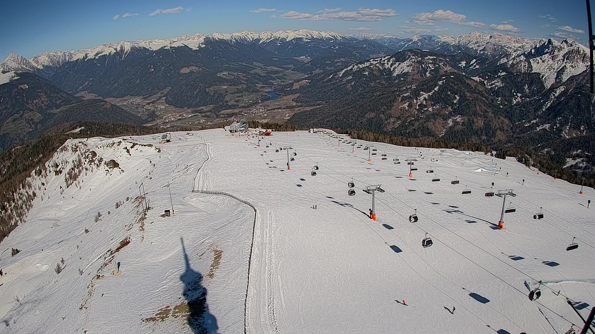 Sommet du Kronplatz | vue sur Valdaora – Olang