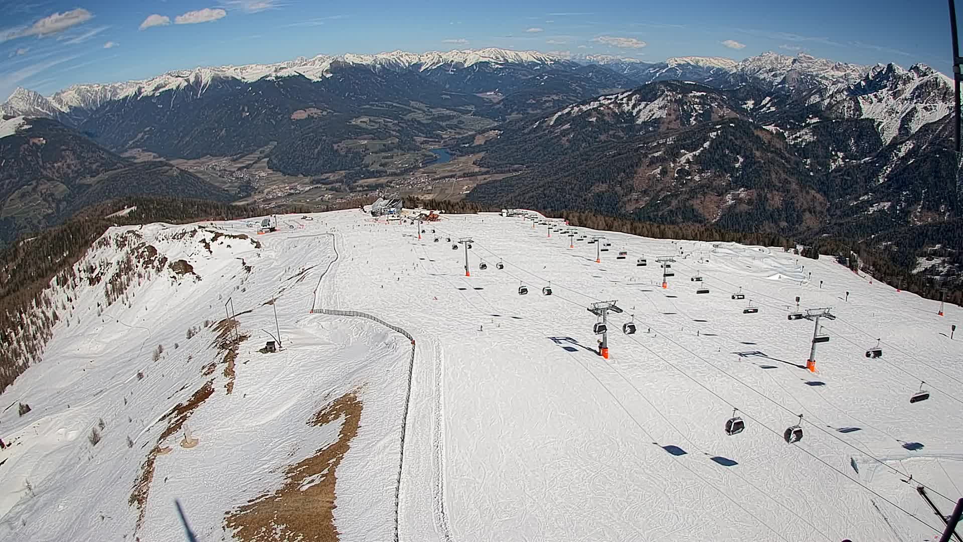 Sommet du Kronplatz | vue sur Valdaora – Olang