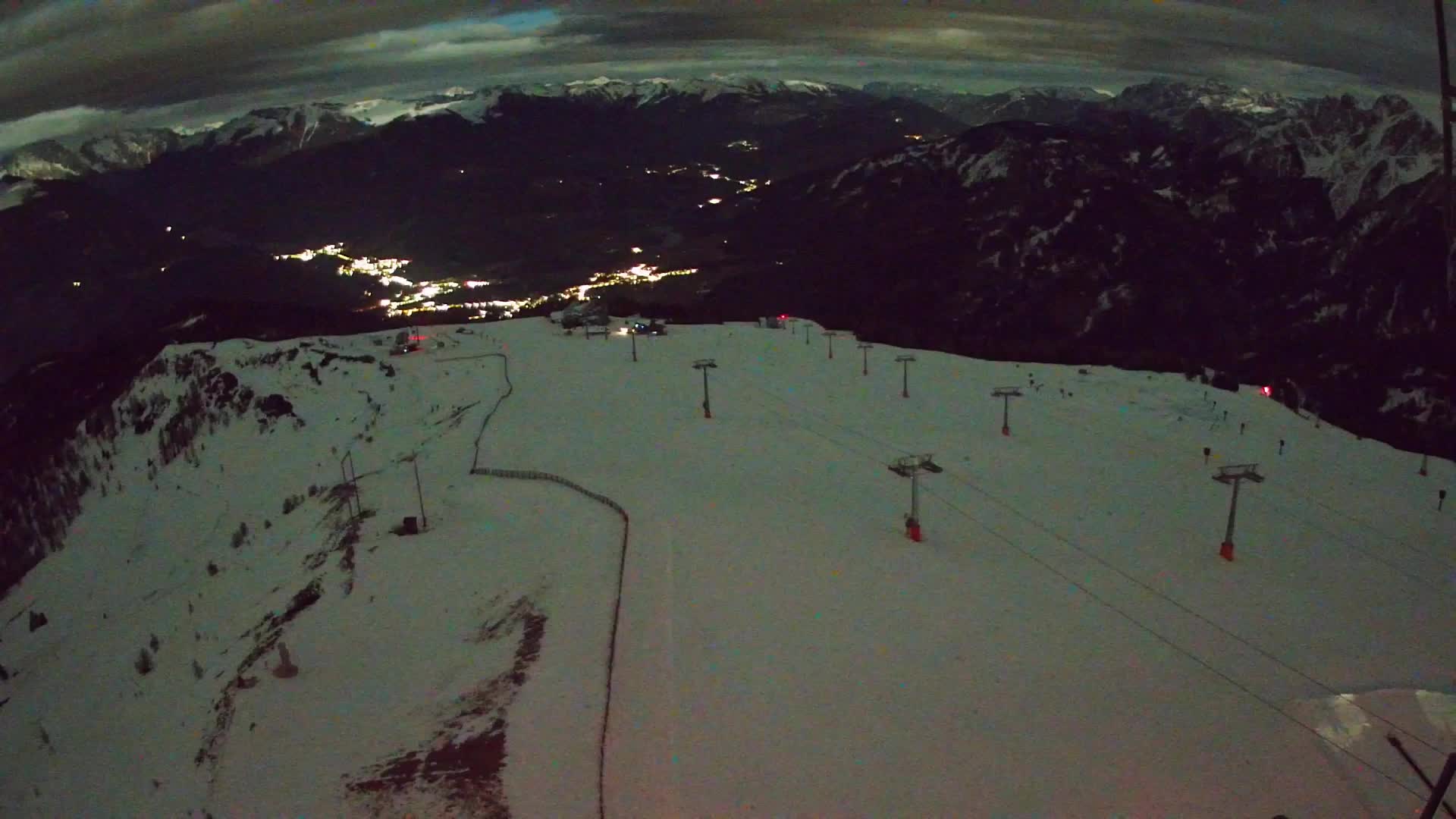 Kronplatz-Gipfel | Blick nach Olang – Valdaora