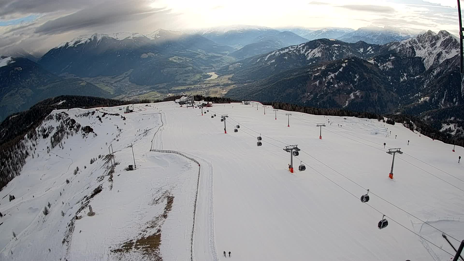Sommet du Kronplatz | vue sur Valdaora – Olang
